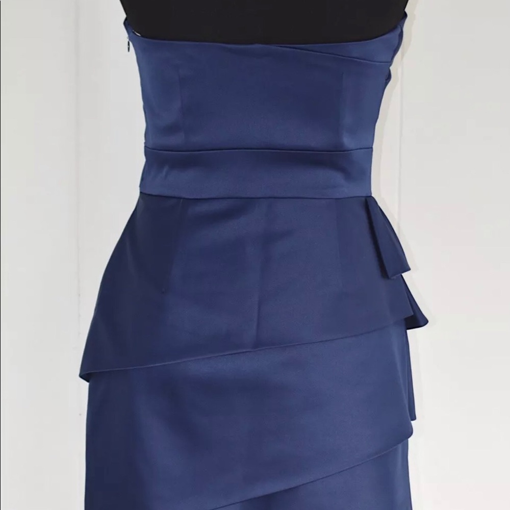 Gorgeous Max & Cleo Royal Blue Strapless Dress Sz4 - Picture 4 of 12